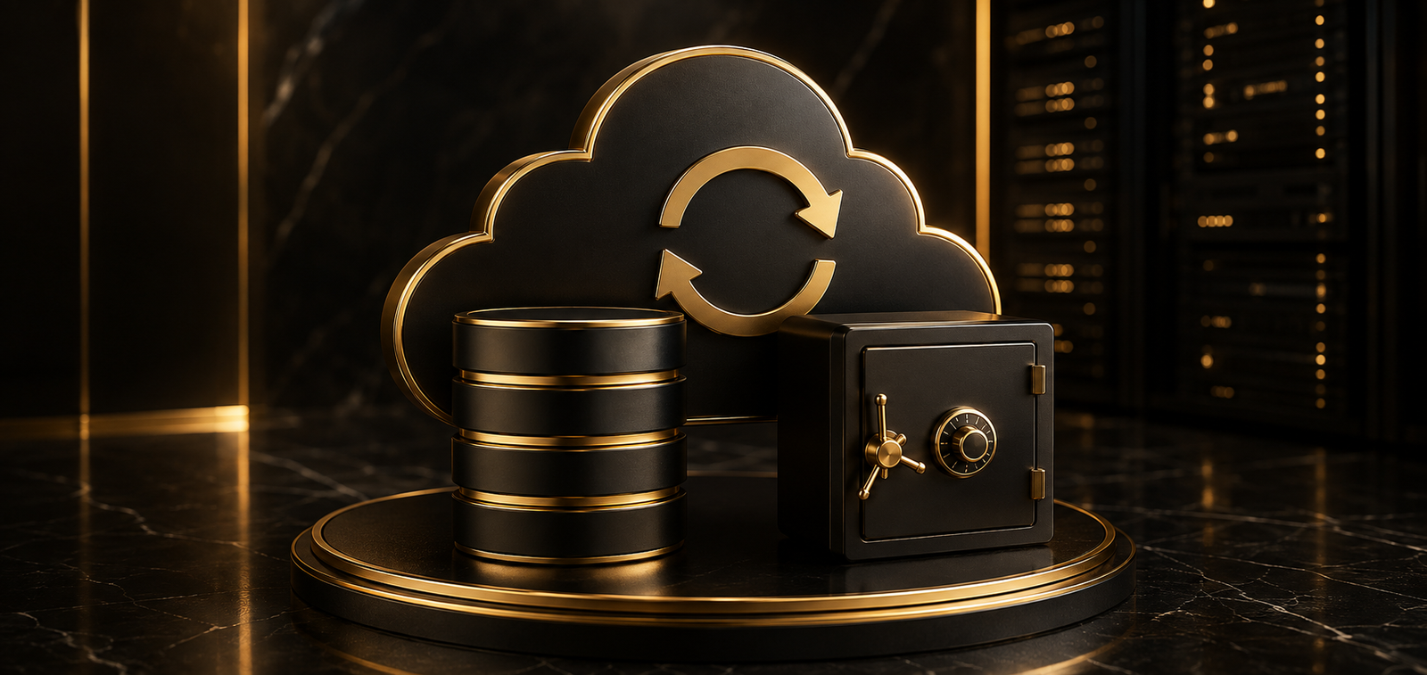 Cloud infrastructure for backups and website recovery